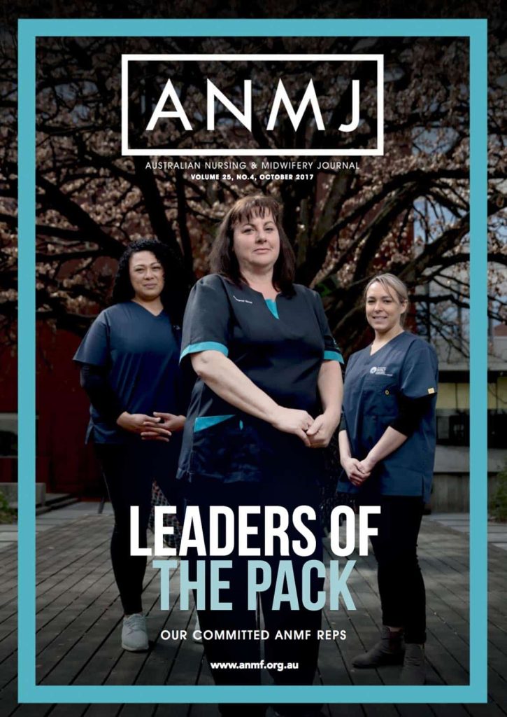 October 2018 ANMJ October 2017 ANMJ Issue